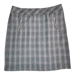 ✨ Architect 4P Plaid Gray and Black Women's Skirt Vintage Y2K EUC